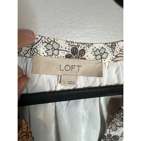Loft floral drop waist dress - Image 3