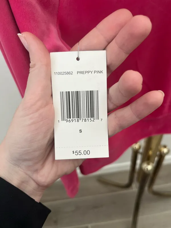 Juicy Couture Velour Hoodie Preppy Pink - Image 4