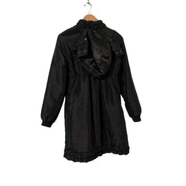 ANNA SUI For Target Y2K Vintage Black Puffer Jacket Coat Hoodie - Image 7