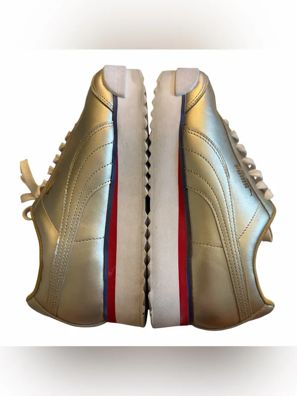 Puma Roma Amor Mixmetal Platform Womens Size 8.5 Athletic Shoes Sneakers EUC - Image 3