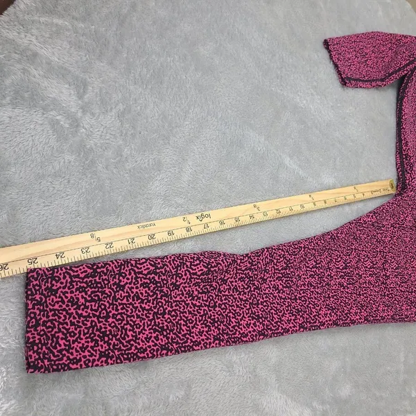 Nike Womens Pink‎ Leopard Workout Pants size Small Just Do It - Image 8