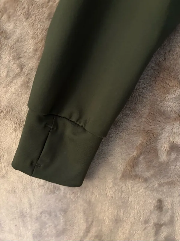 Olive Green Women's Athletic Zip - Image 8
