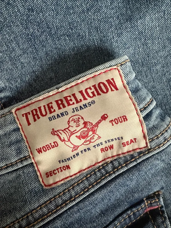 True Religion Jeans Pink Low Rise - Image 3