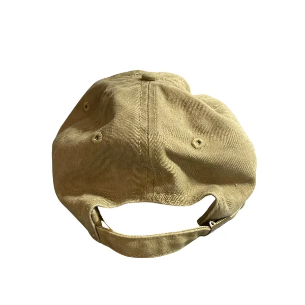 Vuori Women's Tan Khaki Embroidered Logo Adjustable Strapback Cap Hat OS - Image 2