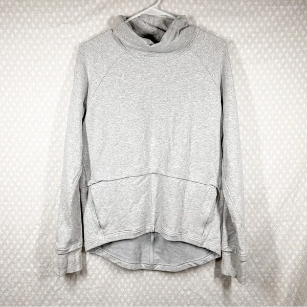 Lululemon‎ Heather Grey Find Your Unwind Pullover Sweater - Image 2