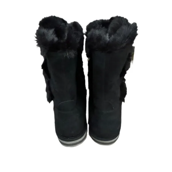 Sun and Stone Faux Fur Winter Boot, Cozy Lined, Suede Finish, Size 7 NWOB - Image 6
