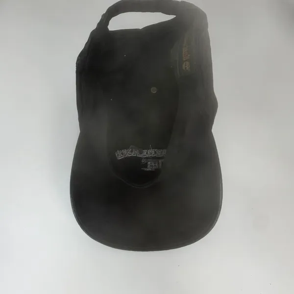 Vintage 90's Timberland Logo Black Baseball Cap Adjustable Hat Cotton Women - Image 6