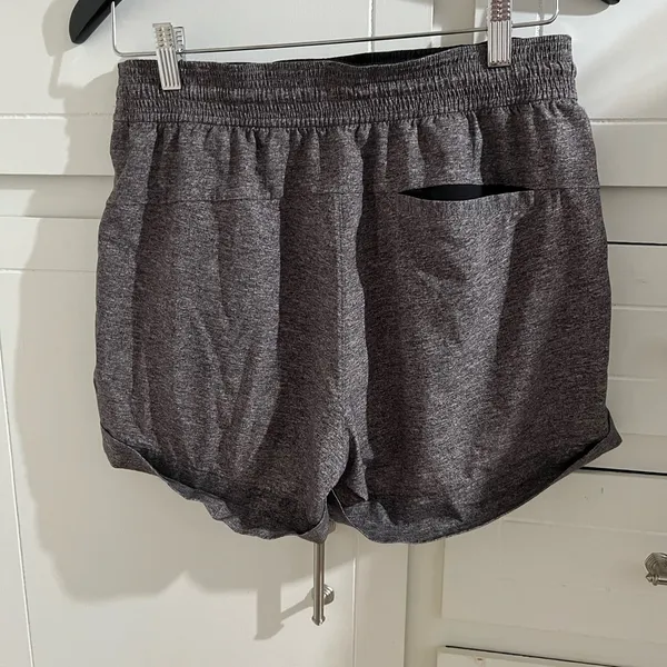 Lululemon Gray Shorts with Drawstring - Image 2