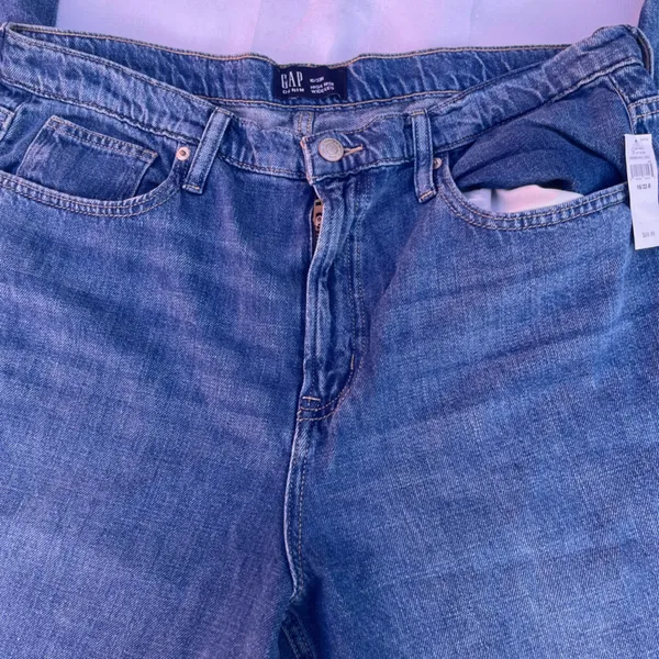 GAP High Rise Denim Jeans - Classic Blue - Image 4