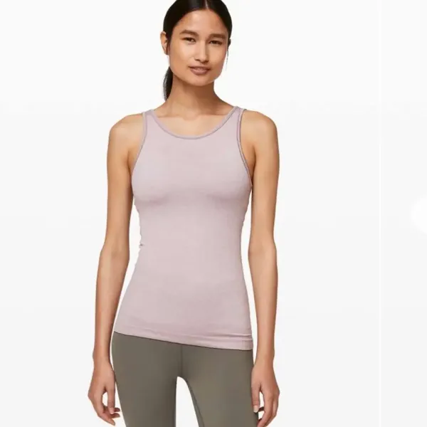LULULEMON Seek Simplicity Tank in Powdered‎ Mauve size 6 - Image 2