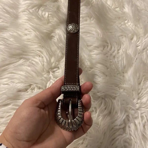 Beautiful Vintage Women Belt Genuine Leather small long 33” excellent condition - Image 6