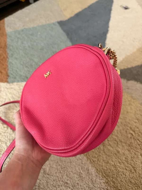 Michael Kors Pink Canteen Crossbody Bag - Image 13
