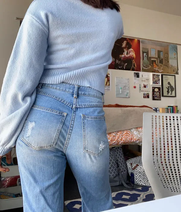 Baby Blue Knit Sweater - Image 2