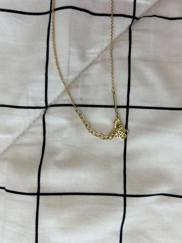 Kendra Scott Gold Iridescent Drusy Elisa Necklace - Image 4