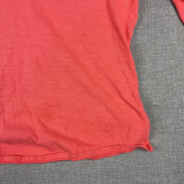 Tommy Bahama Polo Shirt Womens M Pink Collared 3/4 Sleeve Lightweight Jersey Top - Image 4