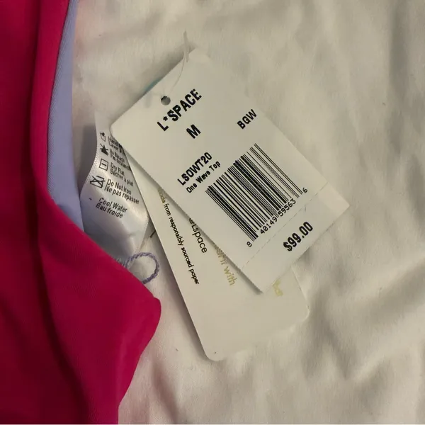 NWT L*Space One Wave Reversible Bikini Top - Image 5