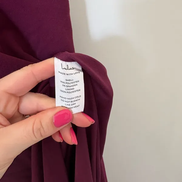 Lulus Sensational Beauty Plum Purple Strapless Maxi Dress size XL Formal Prom - Image 10
