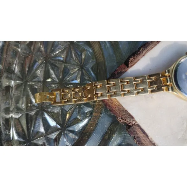 Carriage Timex Quartz Ladies Gold-Tone Watch Chain-Link Bracelet - Image 12