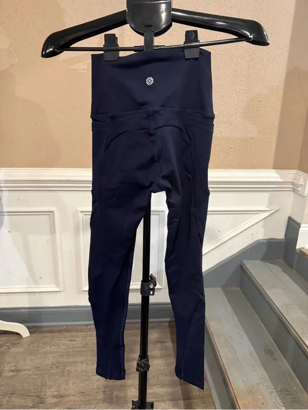 Colombian Navy High Waist Leggings - Image 2