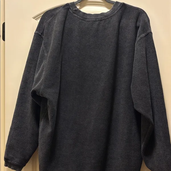Moon Ryder Black Mineral Acid Wash 100% Cotton Pull Over Crew Sweatshirt - Image 6