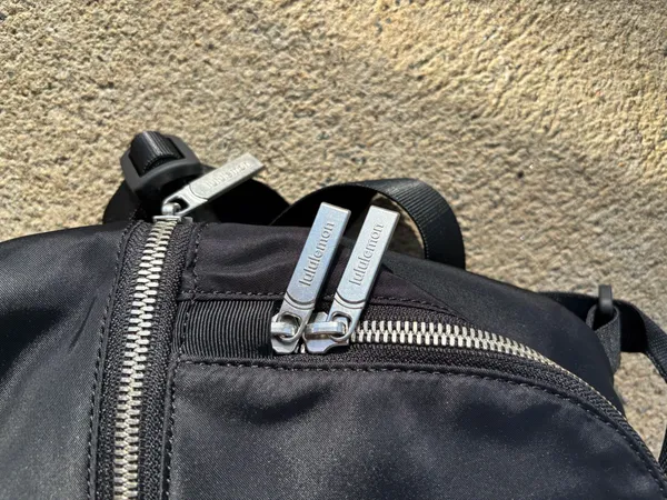 Lululemon Bag City Adventurer Backpack Micro Black+Silver Mini Bag Purse Soldout - Image 7