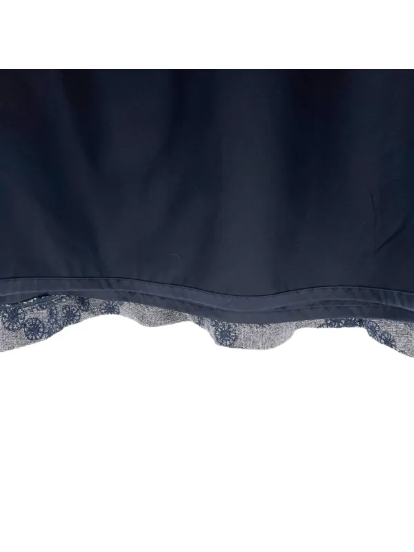 Boden A-Line Circle Embroidery Skirt Blue Gray Wool Blend Twee Mod Retro Size 6 - Image 7