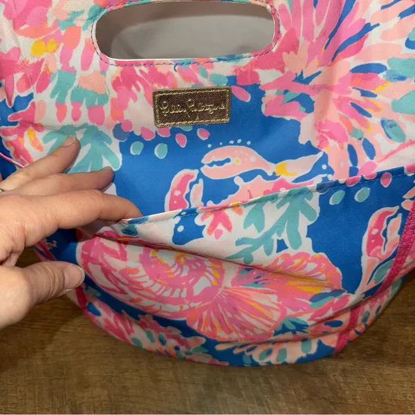 Lilly Pulitzer Large Insulated Floral Beverage Tote - Image 3