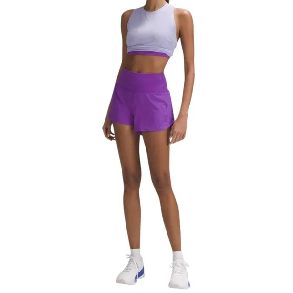 Lululemon Speed Up High-Rise Lined Short 4" Atomic Purple - Image 5