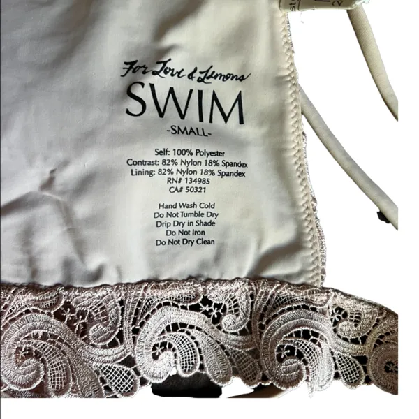 For Love & Lemons Swim‎ Lace Bikini Top - Image 4