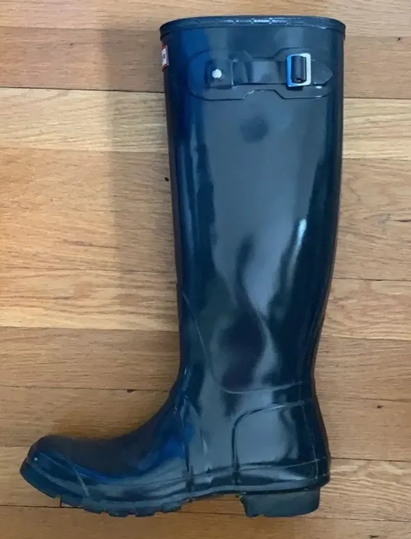 Hunter Rain Boots Tall Dark Grey - Image 3