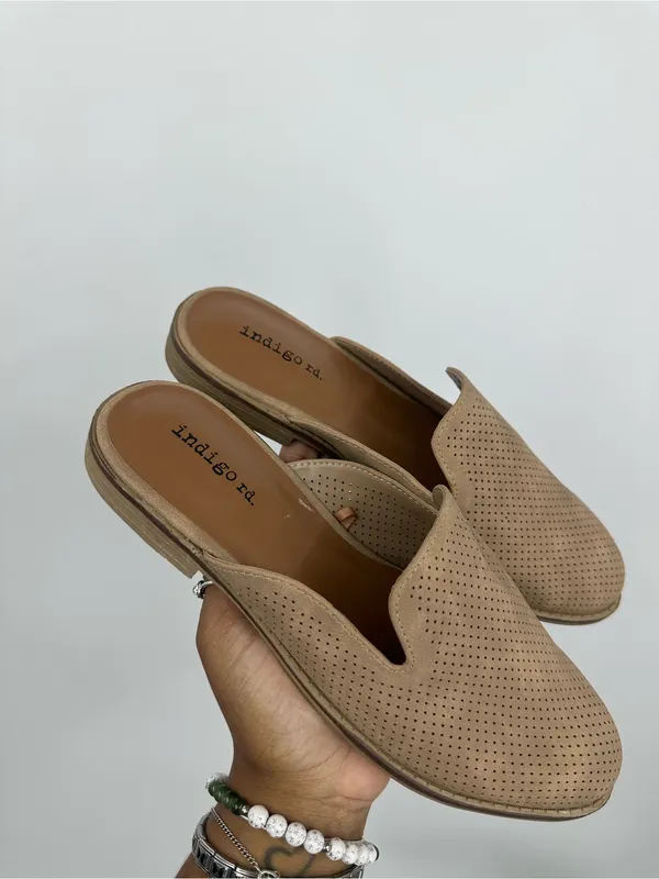 Indigo Road Tan Boho Flat Loafers Shoes Women's Size 7 - Image 6