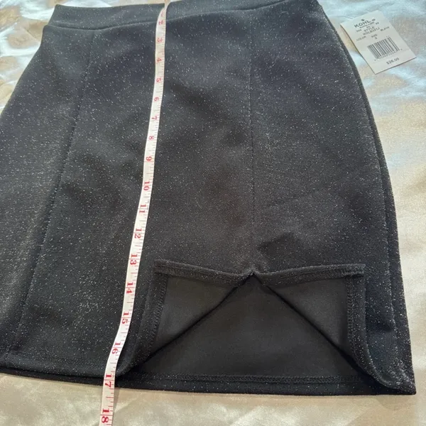Live to be spoiled Sparkly Mini Skirt Y2K 2000s Going Out Glamorous Pencil Bodycon Elevated Basic - Image 8
