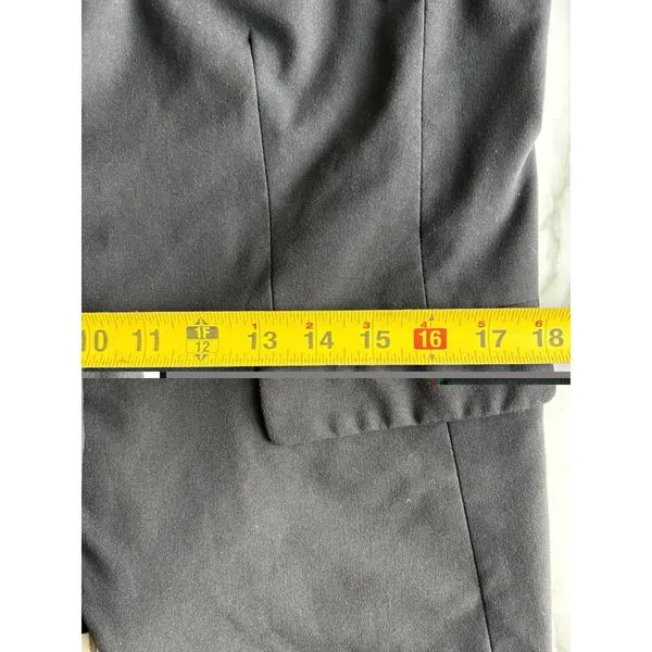 Ann Taylor Black Single Button Blazer Size 8 Classic Workwear Career Suit Jacket - Image 14