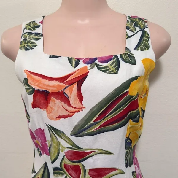 rabbit rabbit rabbit Designs Floral Sleeveless Dress - Multicolor rayon size 6 - Image 2