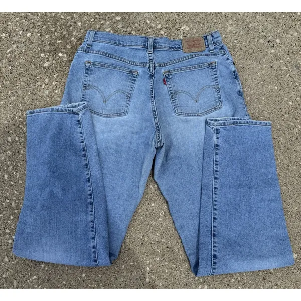 Y2K Women's Levi's 550 Medium‎ Wash Jeans Relaxed Fit Tapered Leg 16 MIS L 0603 - Image 2