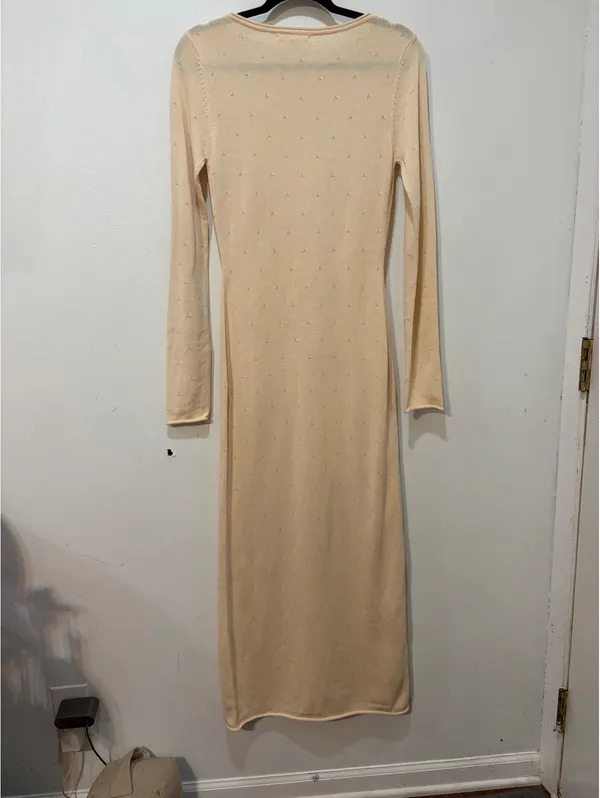 Worth Collective Pointellle Knit Maxi Dress NWT Sz S - Image 2