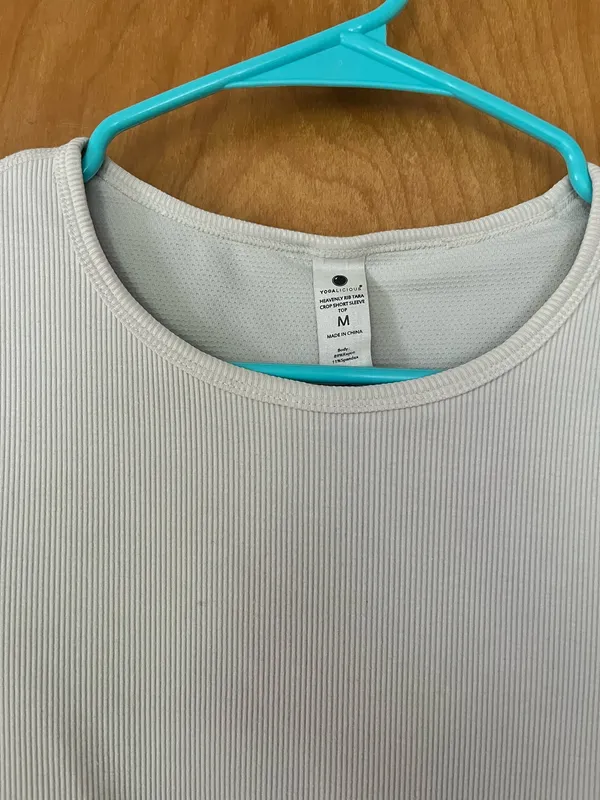White Yogalicious Tee - Image 4