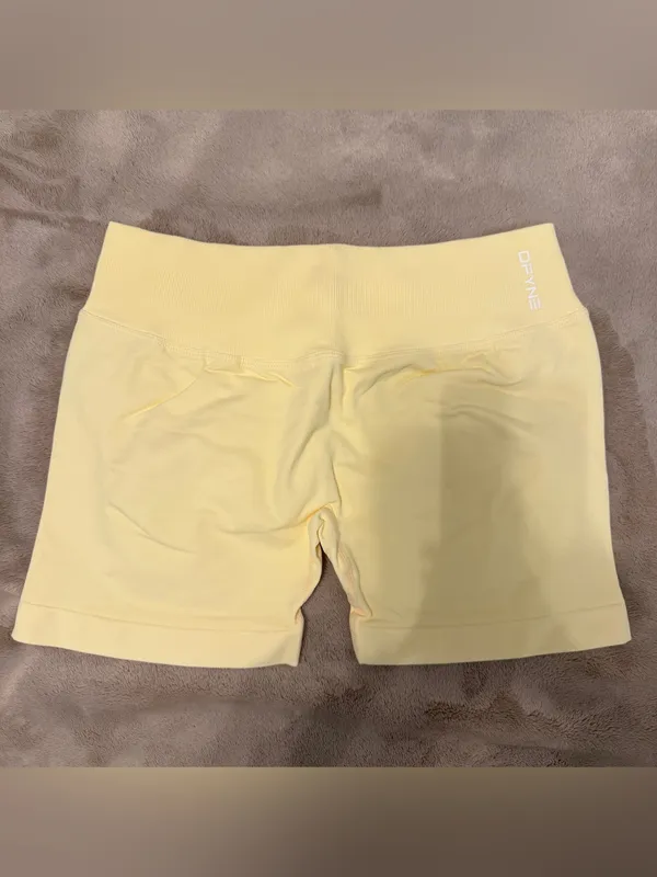 Dfyne impact short size L Yellow Size L - Image 2