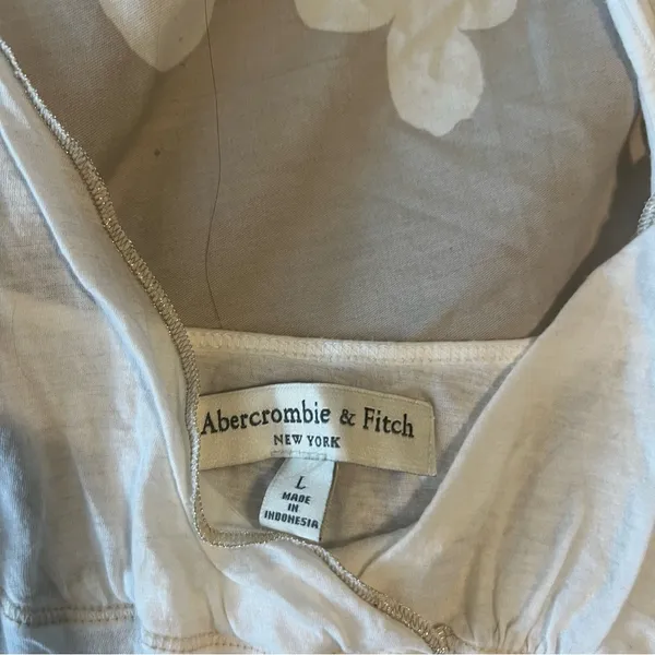 Abercrombie & Fitch white Tank Top - Image 3