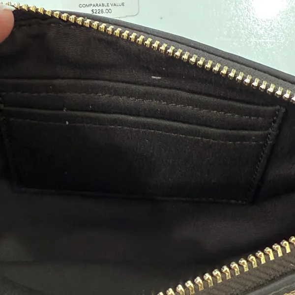 Coach Zip Top Crossbody Purse in Signature Canvas 91679 NWOT - Image 10