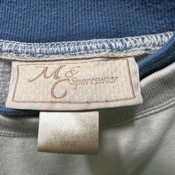 Vintage‎ Grandma Love Forever True Rhinestone Heart Sweatshirt Cream Large - Image 5