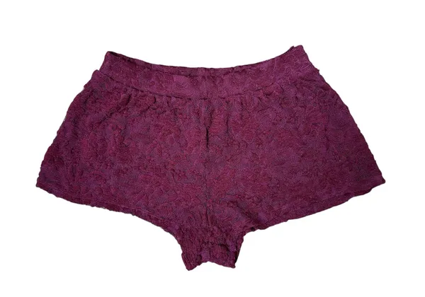 XS Burgundy Forever 21 Lace Mini Shorts - Image 2