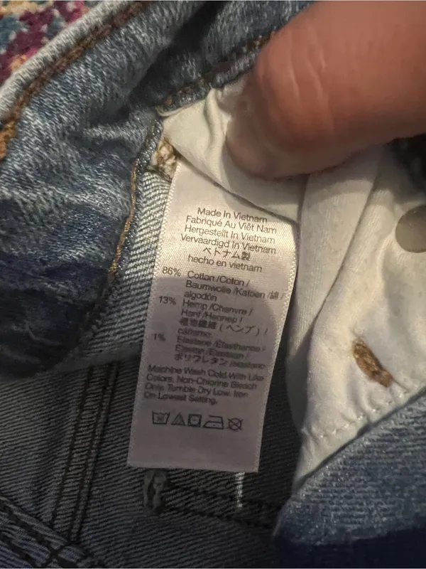 Madewell the perfect vintage Jean Light Wash Wide Leg Women’s Jeans - Image 8