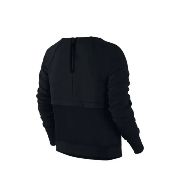 Nike Women’s Sportswear Black Tech Fleece Mesh Crew.‎ Size XL - Image 2