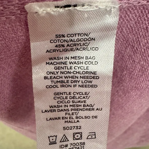 Loft Mauve Pink Open Front Cardigan Kimono Sleeve Cotton Blend One Size - Image 7