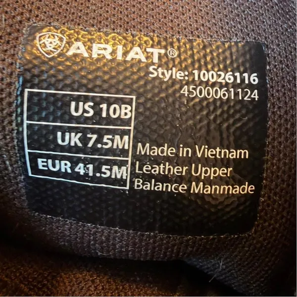 Ariat Fatbaby Heritage Western Boots Women’s Size 10B Burgundy Leather Round Toe - Image 4