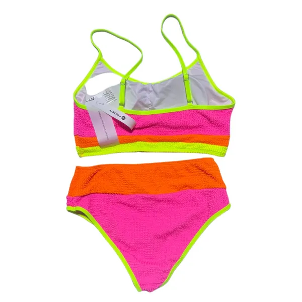 NWT Colorblock Neon Crop‎ Bikini Set - Image 7