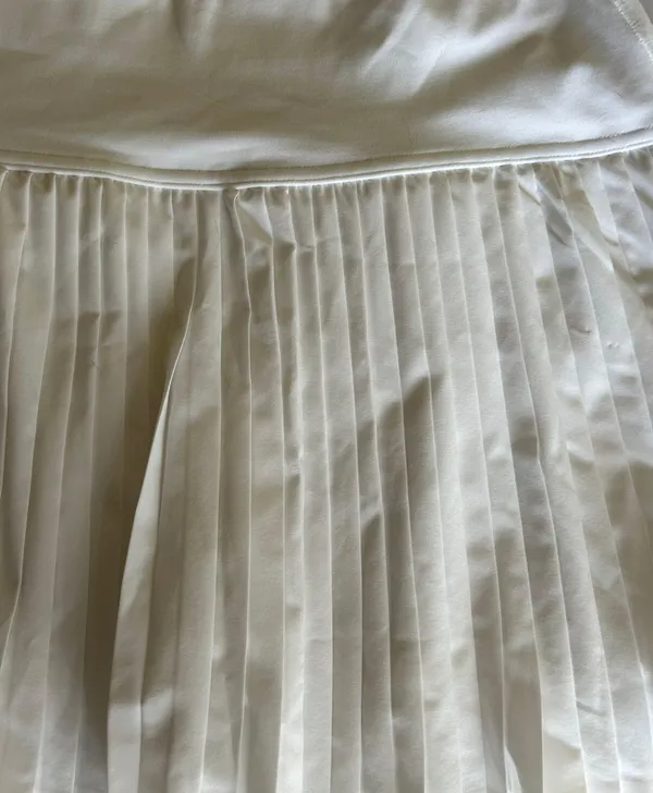 White Tennis Skirt Medium NWOT - Image 3