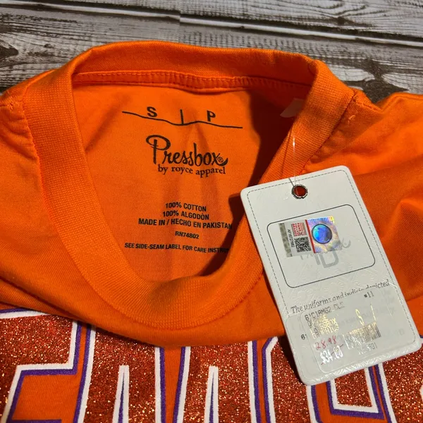 Pressbox Clemson University South Carolina Tigers Game day T-Shirt Size small - Image 4