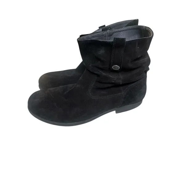 Birkenstock suede ankle boots black sz 40 / 9-9.5 - Image 2